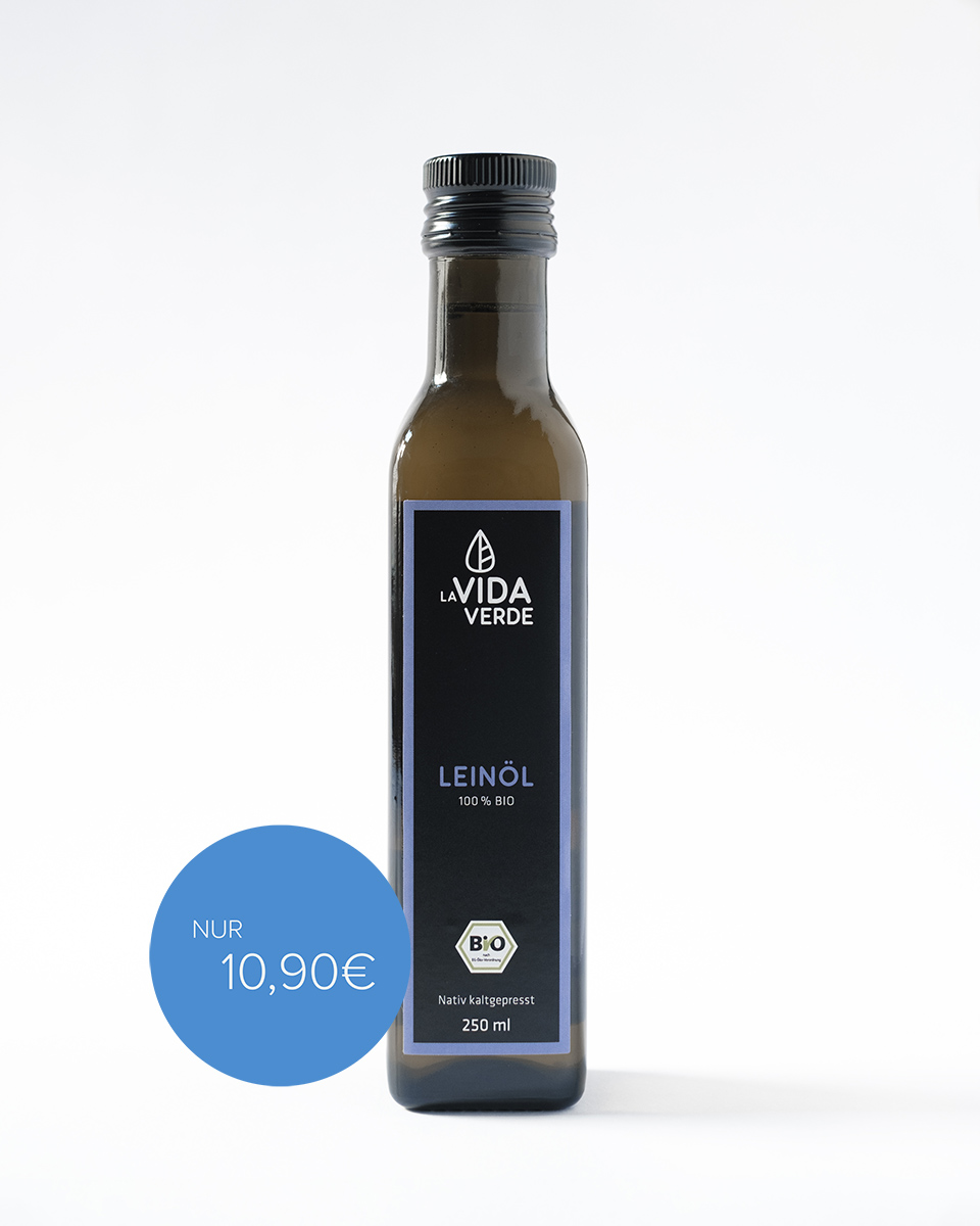 La Vida Verde Bio Leinöl 250ml Flasche - Angebot